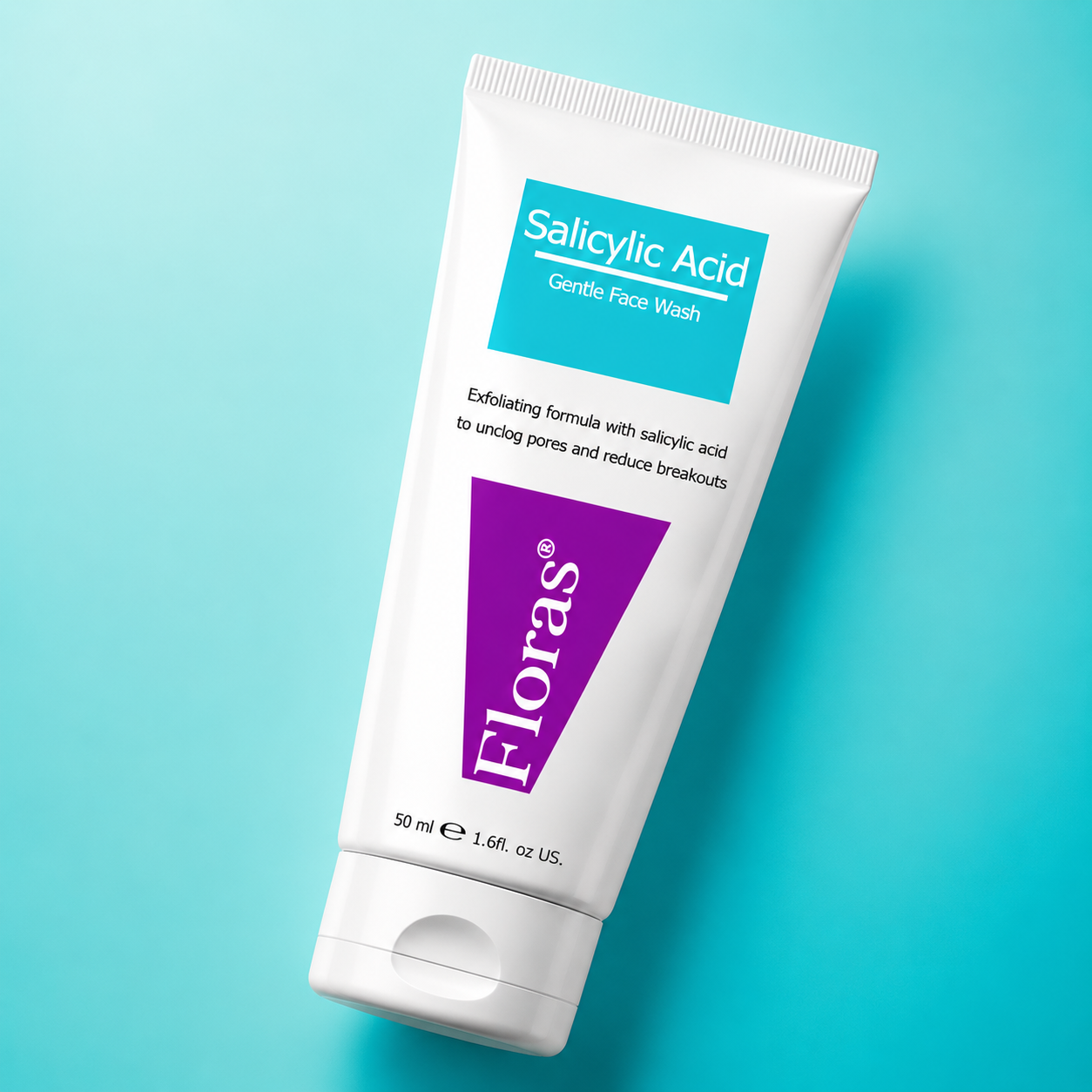 Floras Salicylic Acid Face Wash – Daily Clarifying Cleanser 50ml